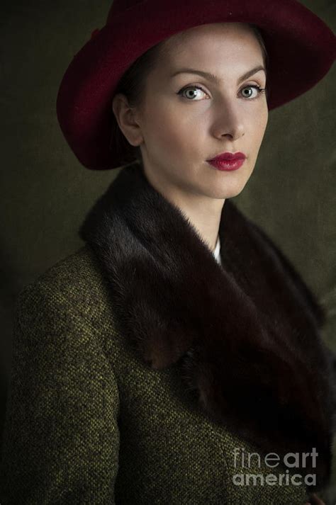 Beautiful 1940s Woman Portrait Photograph By Lee Avison Fine Art America