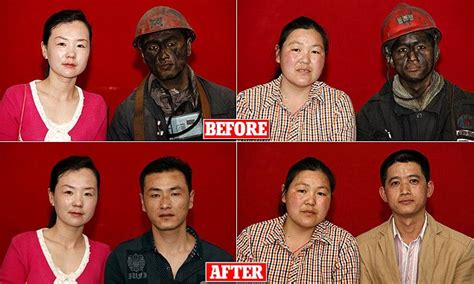 Coal Miners Pose For Moving Pictures With Their Loyal Wives
