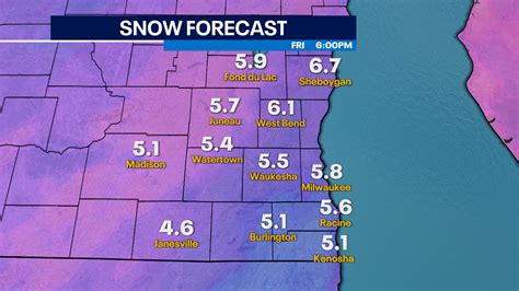 Southeast Wisconsin Winter Storm Watch Blizzard Conditions Possible