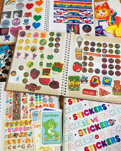 1980s Sticker Book Collection Sold In A Flash In The Etsy Shop