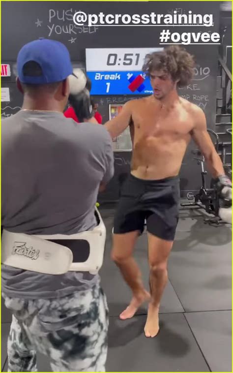 Noah Centineo Shows Off His Muscles In Shirtless Fight Training Video