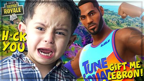 Angry Noob Begs For New Lebron James Skin In Fortnite Propepper
