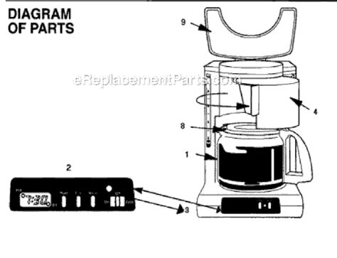 Mr Coffee Adx10 Parts List And Diagram