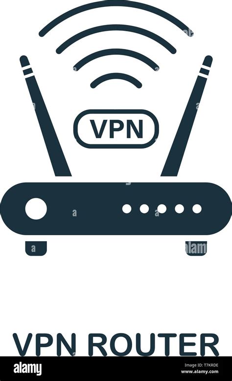 Vpn Router Icon Creative Element Design From Icons Collection Pixel