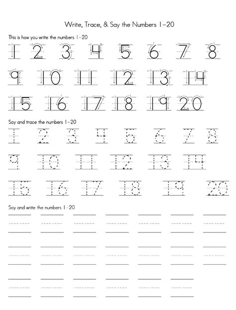 Kindergarten Worksheets To Print Worksheet24