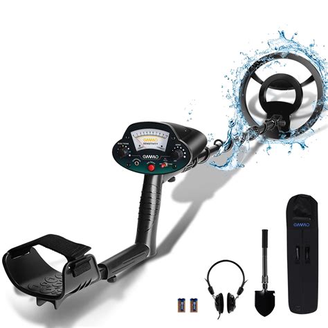 Ommo Metal Detector For Adults Adjustable Kids Metal Detector With