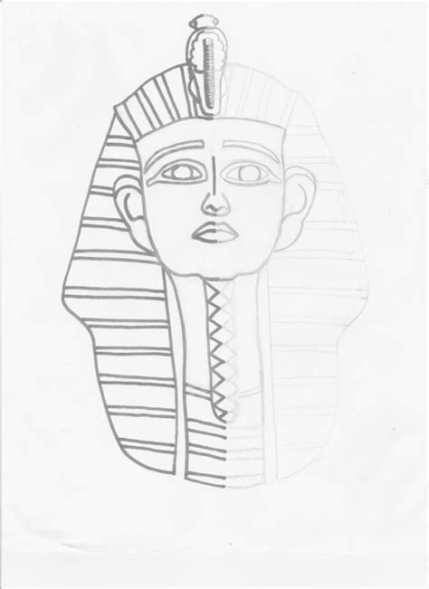 How To Draw King Tut Step By Step At Drawing Tutorials