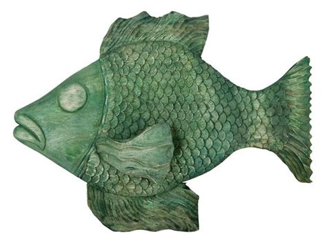 Carved Fish Jim Schoenecker Custom Wood Carving