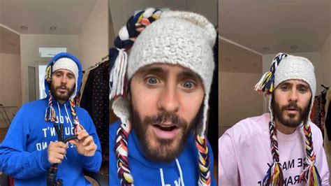Grab the a day in the life of america tee! Jared Leto | Instagram Live Stream | 10 April 2020 | IG ...