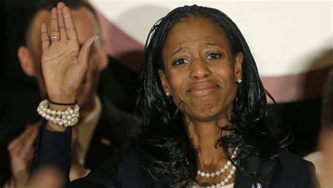 Mia Love Becomes Emotional As She Speaks With Supporters