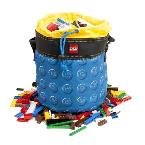 Lego Cinch Buckets Are A Fun Way To Store Kids Toys The Drawstring Is