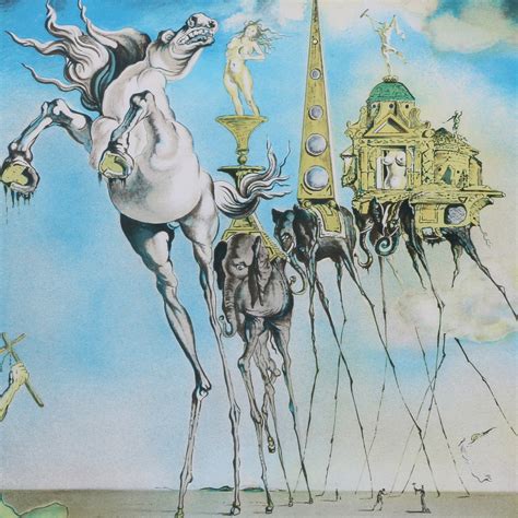Images For 649379 Salvador Dali Color Lithograph The Temptation Of