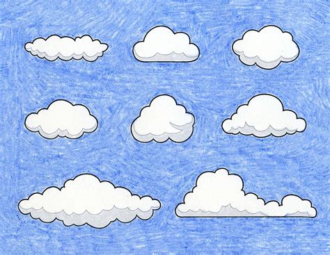How To Draw A Clouds Coloring Page Netart Free Printable Coloring