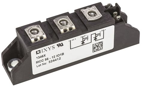 Ixys Mcc56 12io1b Dual Thyristor Module 1200v 64a 100ma Rs