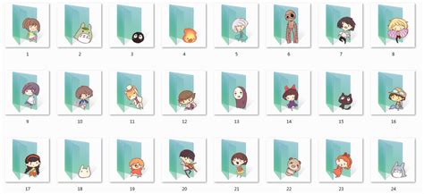 Cute Anime Folder Icons Download For Free In Png Svg Pdf Formats
