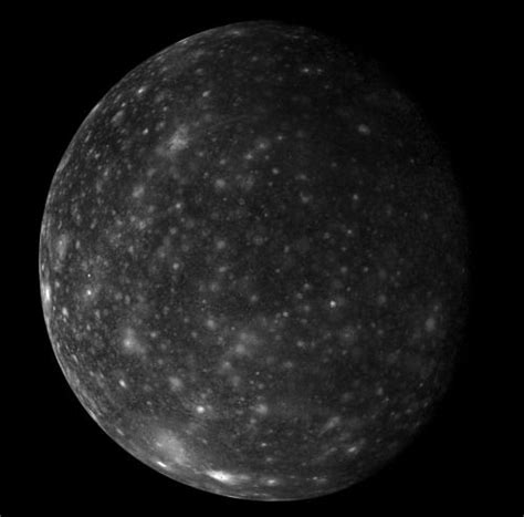Moon Of Jupiter Callisto Seen By Voyager 2 In July 1979 Astronomy