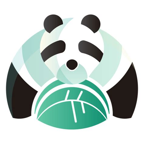 Panda Bear Eating Logo Transparent Png And Svg Vector File