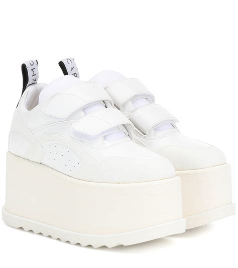 Stella Mccartney Eclypse Platform Sneakers In White Lyst