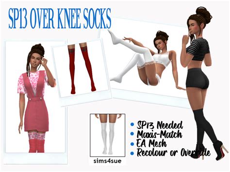 sp13 over knee socks the sims book