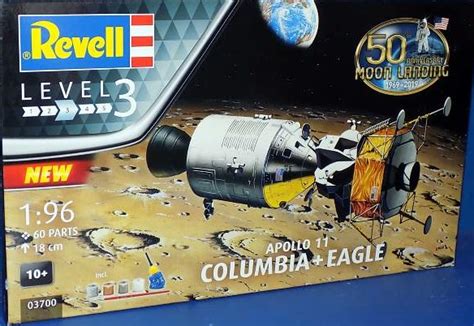 Apollo 11 Columbia And Lunar Module Eagle Modelismo Kits Ensambles