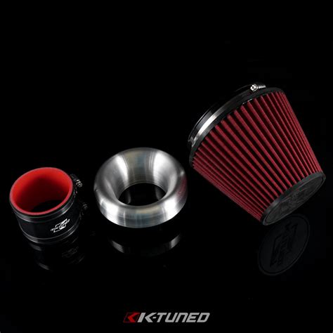 A velocity stack is a great way to get a smooth even flow of air into your intake system even at high speeds. K-Tuned Velocity Stack Combo