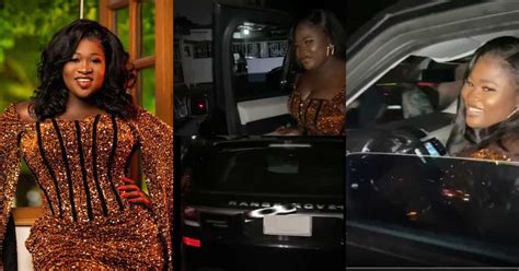 Sister Afia Gets A New Range Rover Flaunts It At Her 28th Birthday