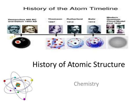 Ppt History Of Atomic Structure Powerpoint Presentation Free