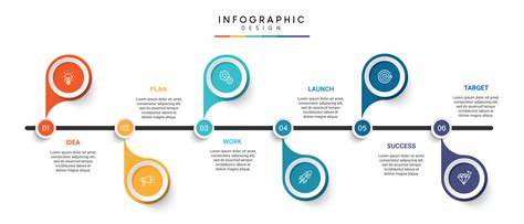 Steps Business Data Visualization Timeline Process Infographic Template