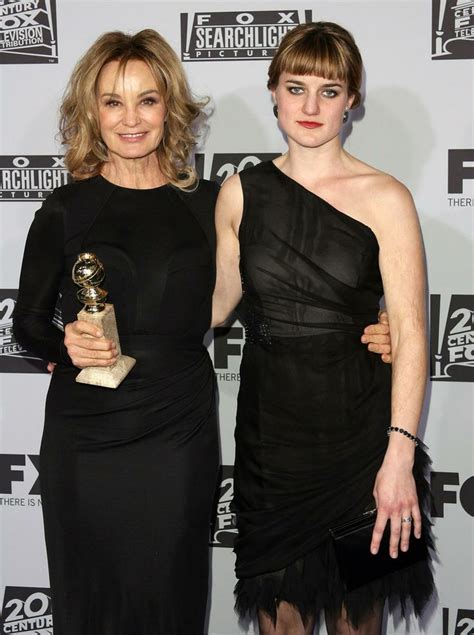 Celebs With Their Kids At The Golden Globe Awards Jessica Lange