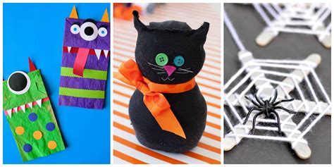 Halloween is the best holiday, but don't get tricked into thinking that you've got to throw down the bucks in order to celebrate it in style. 26 Easy Halloween Crafts for Kids - Best Family Halloween ...