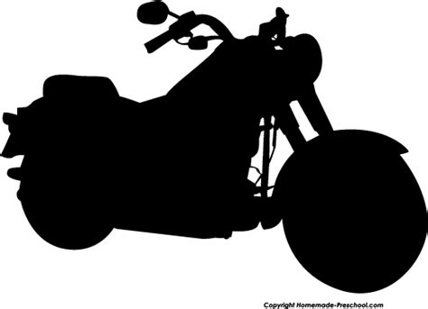 Motorcycle Silhouette Free Clipart Kid Clipartix