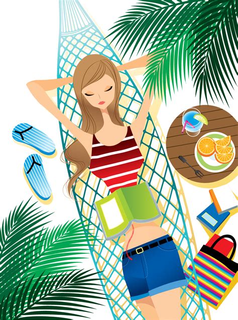 Relaxing Clipart Hammock Relaxing Hammock Transparent Free For