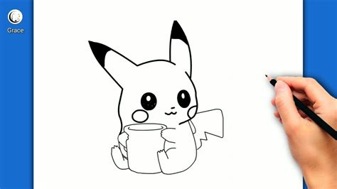 CÓmo Dibujar El Lindo Pikachu Youtube