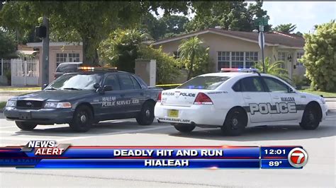 Police Search For Driver Who Fatally Struck Elderly Man In Hialeah Wsvn 7news Miami News