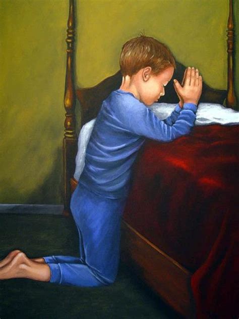 A Childs Prayer By Rita C Ford From Private Collection