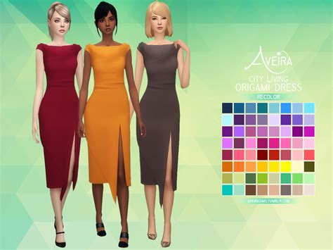 Sims 4 City Living Recolors Pollloced