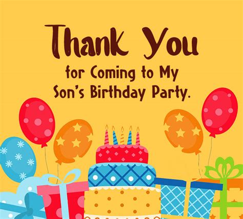 Thank You Messages For Coming To My Birthday Party Wishesmsg