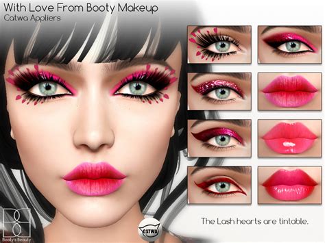 Second Life Marketplace Bootys Beauty Catwa Makeup ~ With Love