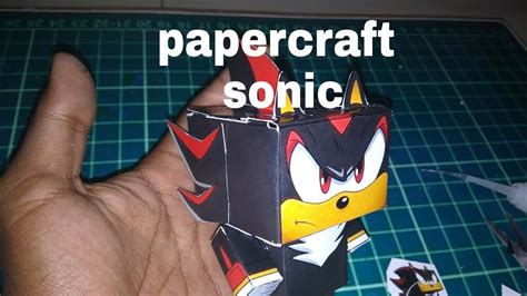 Merakit Papercraft Sonic Papercraft Tutorial Youtube