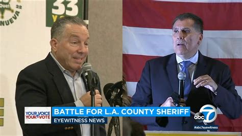 La County Sheriff Election Results 2022 Heated Battle Nearing End As Poll Shows Robert Luna