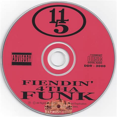 115 Fiendin 4 Tha Funk 4th Press Cd Rap Music Guide