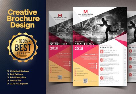 Design Professional Brochure For Your Company For 10 Pixelclerks