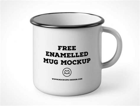 Download Camping Style Metal Enamel Mug PSD Mockup - PSD Mockups