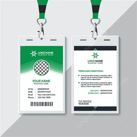 Modern Id Card Design Template Download On Pngtree