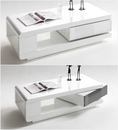 Choose amongst our many coffee tables with storage, or if your looking for a specific modern look, these coffee tables will complement your living room design perfectly. ModaNuvo IDA Modern White Grey High Gloss Storage Coffee ...