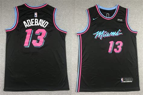 The new heat uniform system features aero swift and dri fit materials for ultimate comfort and performance. Men's Miami Heat #13 Bam Adebayo Black 2020 Ultimate Software Stitched City Edition Jersey on ...