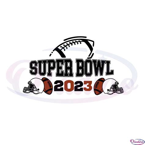 American Football Super Bowl 2023 Svg Graphic Designs Files
