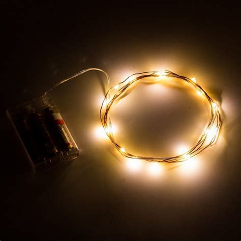 2m 20 Led Battery Led String Light 3pcs Aa Battery Operated Fairy Party