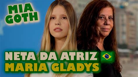 Quem é Mia Goth A Neta Da Atriz Brasileira Maria Gladys Youtube
