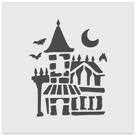 Spooky Haunted House Mansion Horror Halloween Diy Cookie Wall Craft